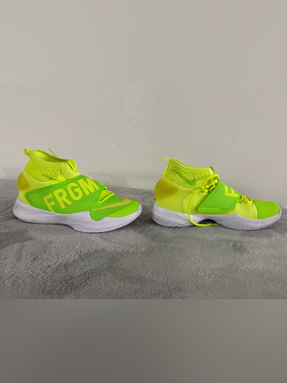 Nike Men’s Neon Green High-Top Sneakers